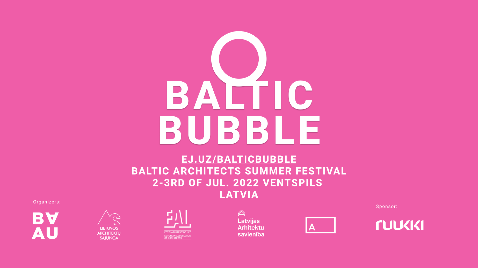 Architektų dienos proga – Baltic Bubble Ventspilyje!