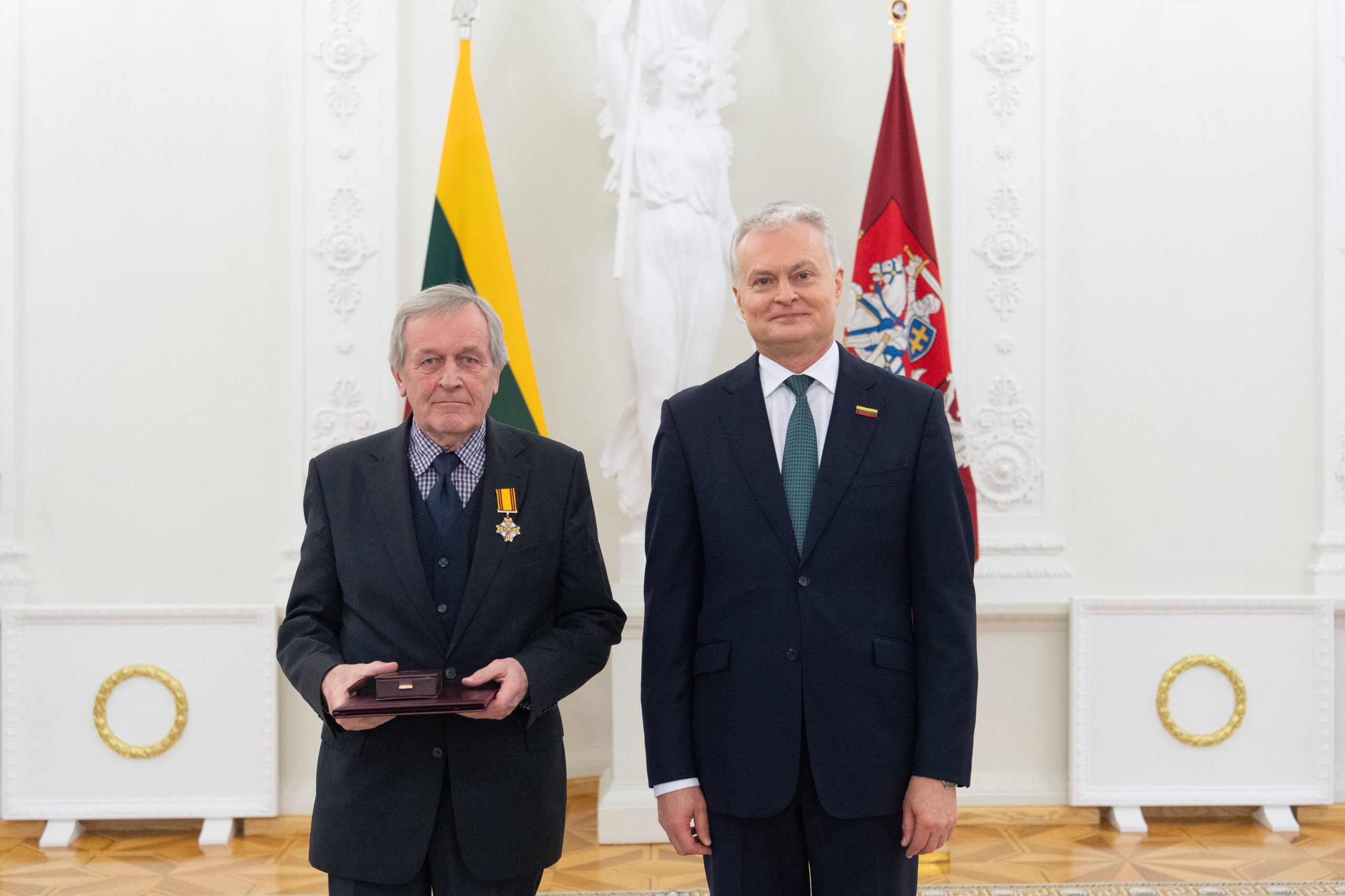 Leonidas Pranas Ziberkas apdovanotas Lietuvos didžiojo kunigaikščio Gedimino ordino Riterio kryžiumi